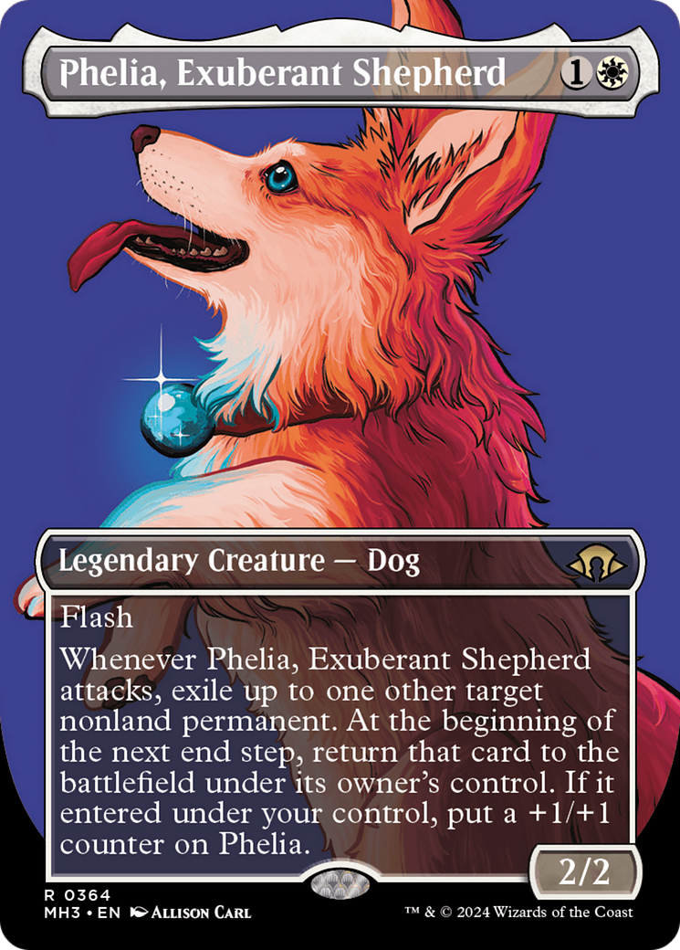Phelia, Exuberant Shepherd (Borderless) [Modern Horizons 3] | Dragon's Lair Comics and Fantasy Houston TX