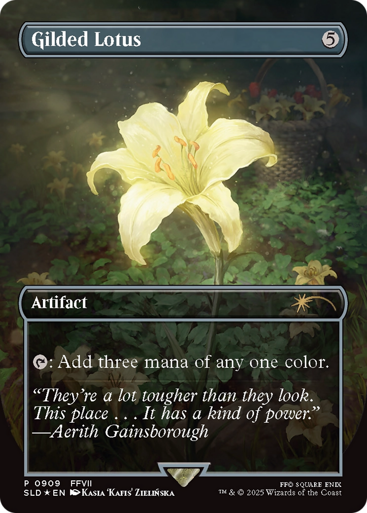 Gilded Lotus (Rainbow Foil) (909) [Secret Lair Drop Series] | Dragon's Lair Comics and Fantasy Houston TX
