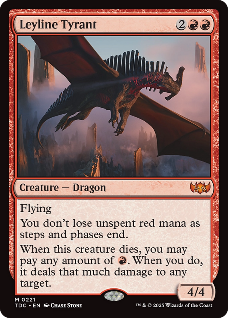Leyline Tyrant [Tarkir: Dragonstorm Commander] | Dragon's Lair Comics and Fantasy Houston TX