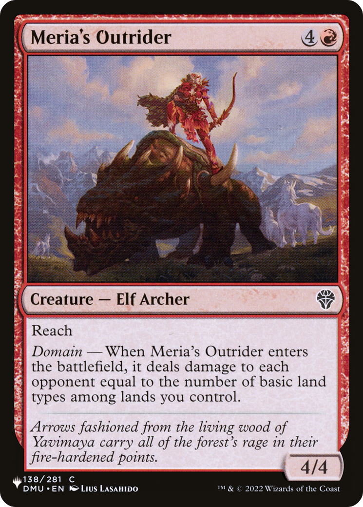 Meria's Outrider [The List] | Dragon's Lair Comics and Fantasy Houston TX