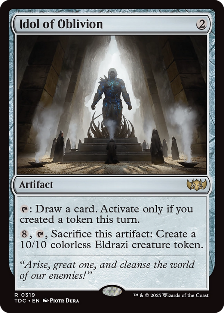 Idol of Oblivion [Tarkir: Dragonstorm Commander] | Dragon's Lair Comics and Fantasy Houston TX