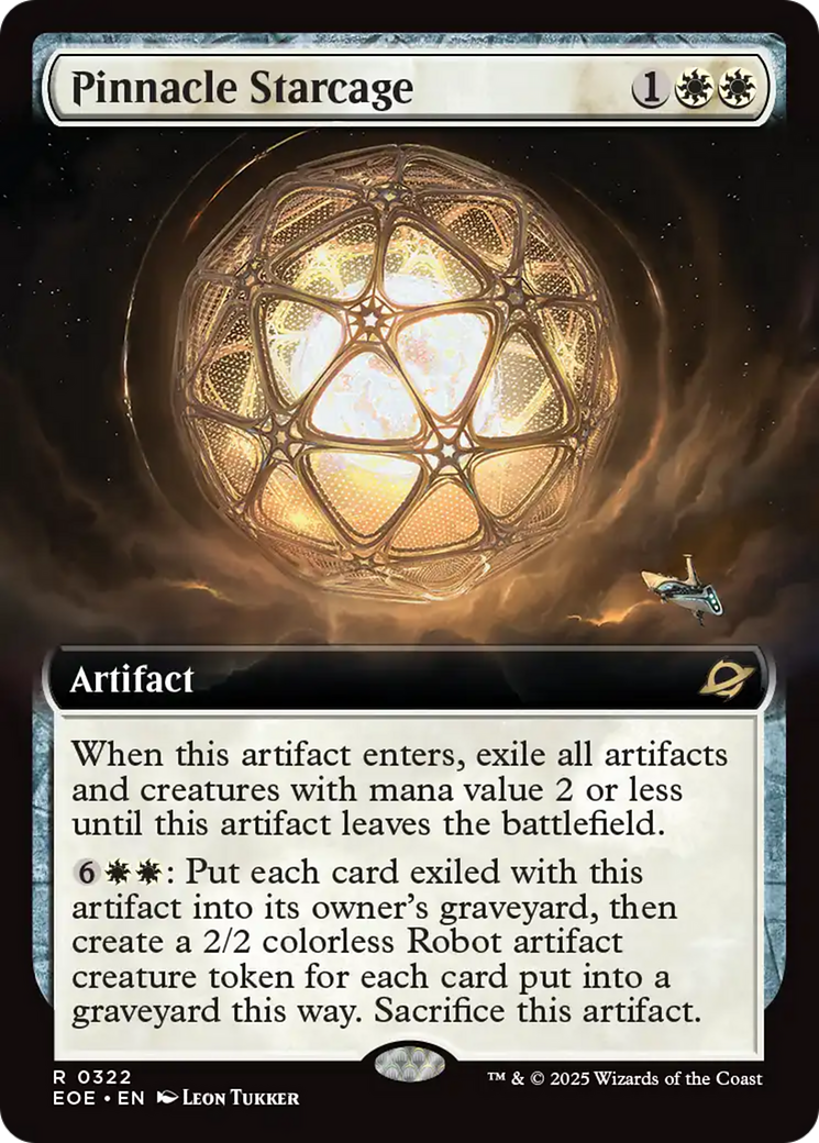 Pinnacle Starcage (Extended Art) [Edge of Eternities] | Dragon's Lair Comics and Fantasy Houston TX