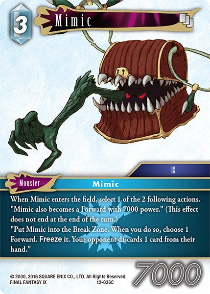 Mimic [Opus XII] | Odin's Place