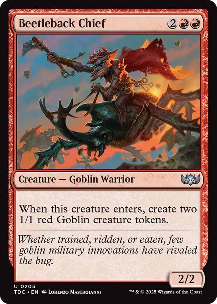 Beetleback Chief [Tarkir: Dragonstorm Commander] | Dragon's Lair Comics and Fantasy Houston TX