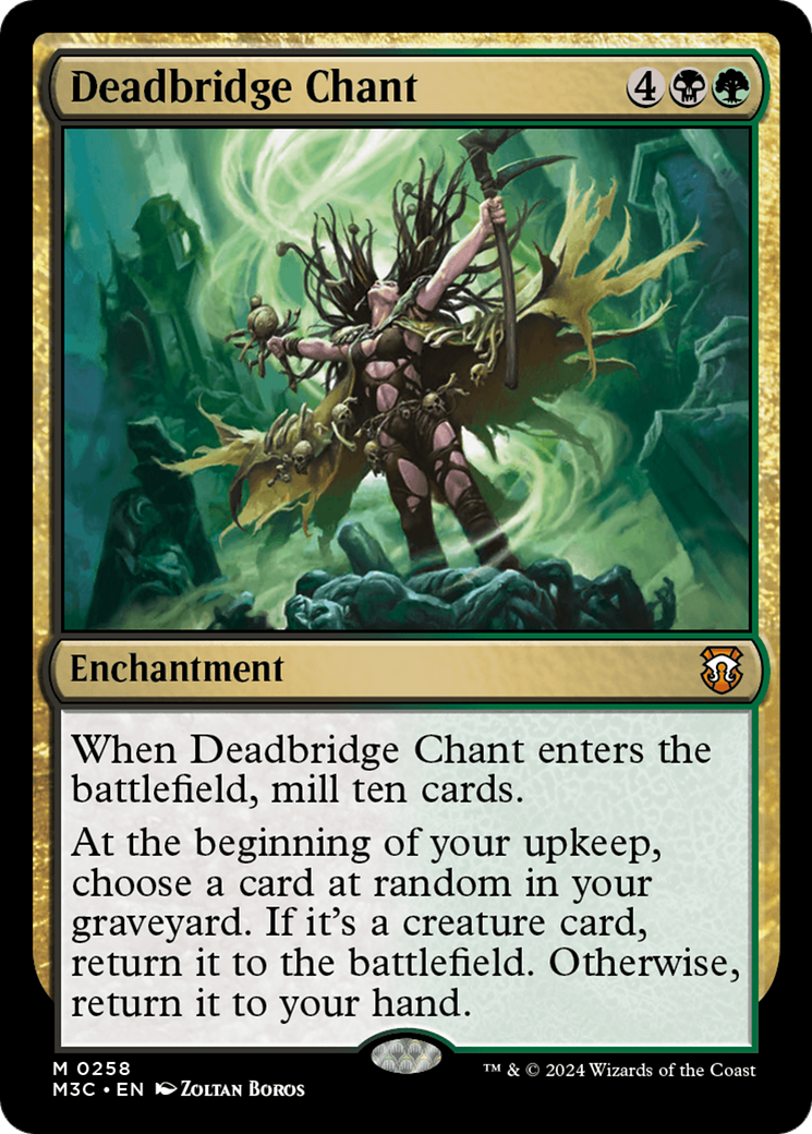 Deadbridge Chant (Ripple Foil) [Modern Horizons 3 Commander] | Dragon's Lair Comics and Fantasy Houston TX