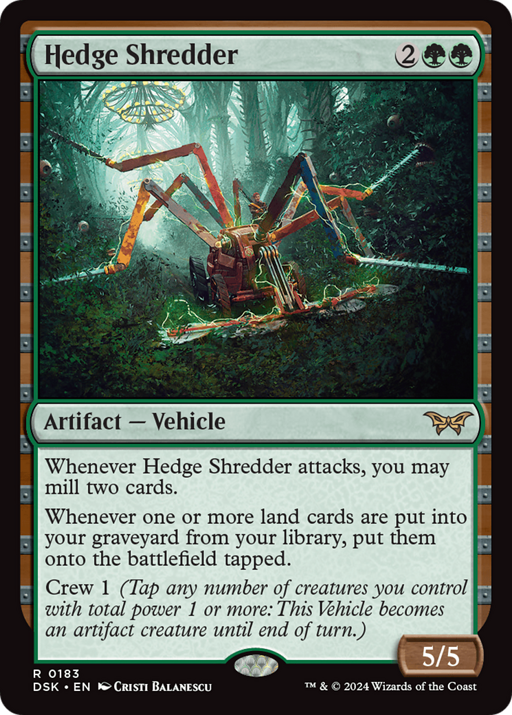 Hedge Shredder [Duskmourn: House of Horror] | Dragon's Lair Comics and Fantasy Houston TX