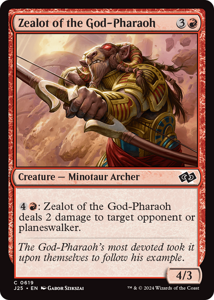 Zealot of the God-Pharaoh [Foundations Jumpstart] | Dragon's Lair Comics and Fantasy Houston TX
