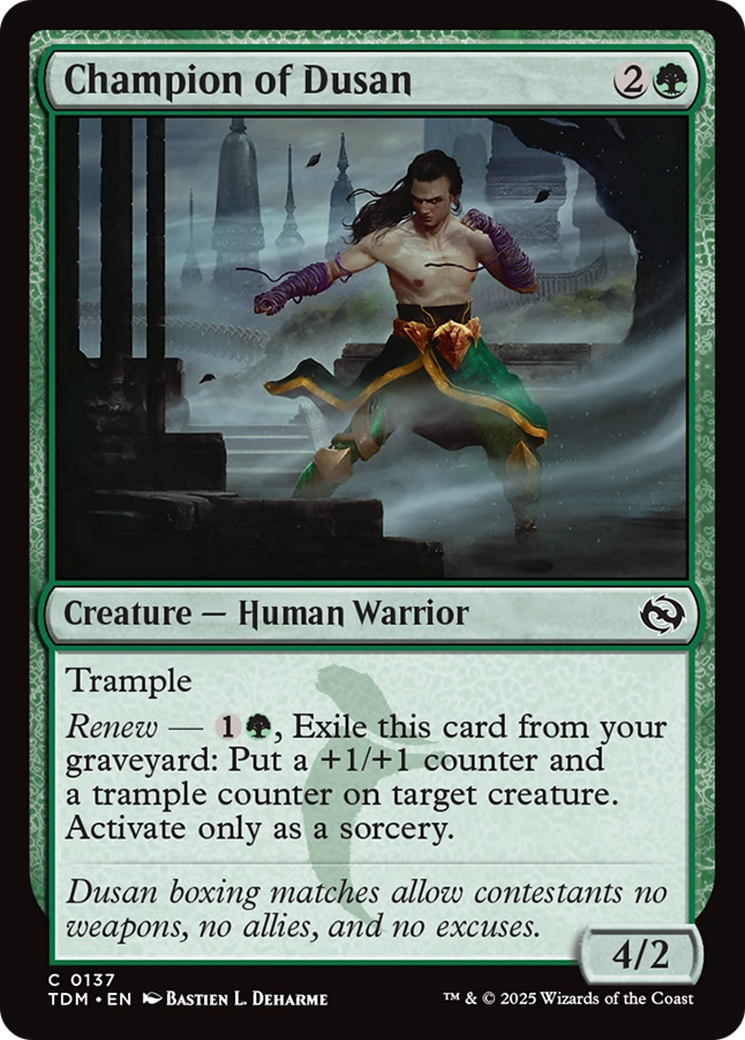 Champion of Dusan [Tarkir: Dragonstorm] | Dragon's Lair Comics and Fantasy Houston TX