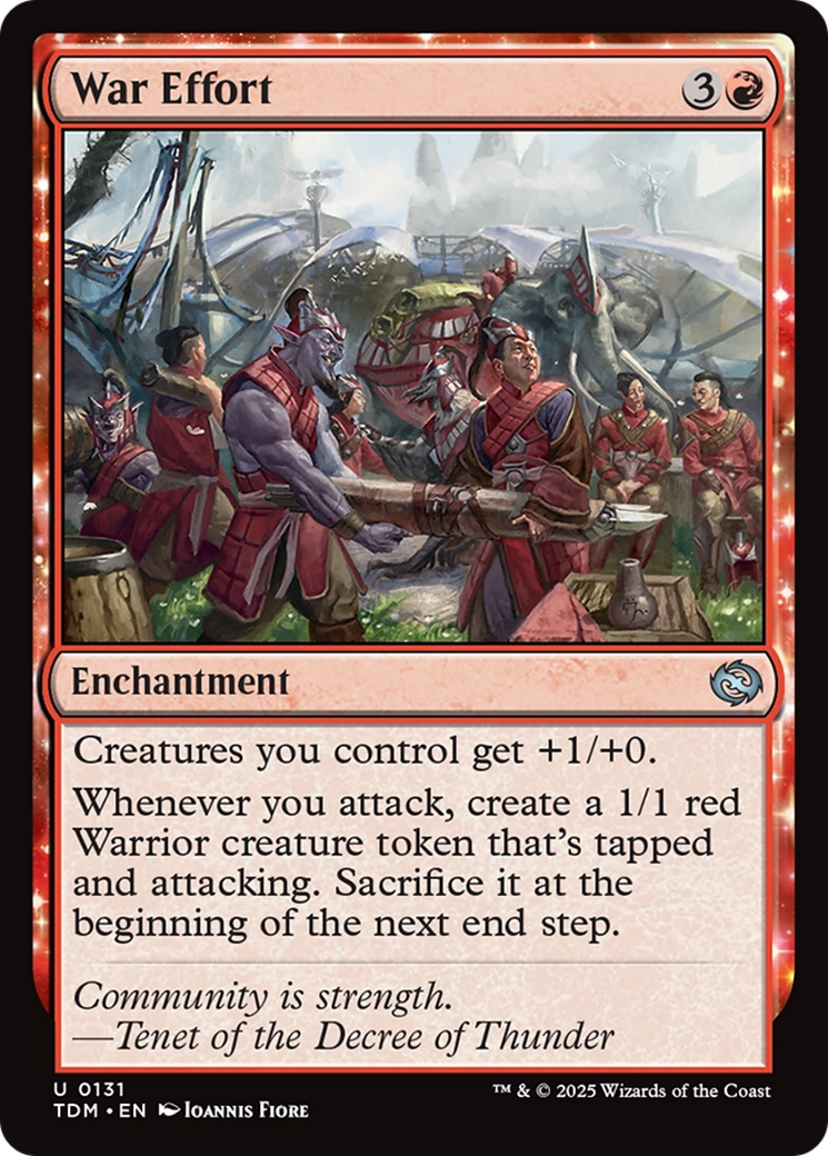 War Effort [Tarkir: Dragonstorm] | Dragon's Lair Comics and Fantasy Houston TX