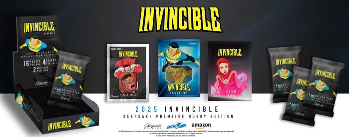 2025 Invincible Keepsake Premiere Hobby Edition Trading Cards BOX | Dragon's Lair Comics and Fantasy Houston TX