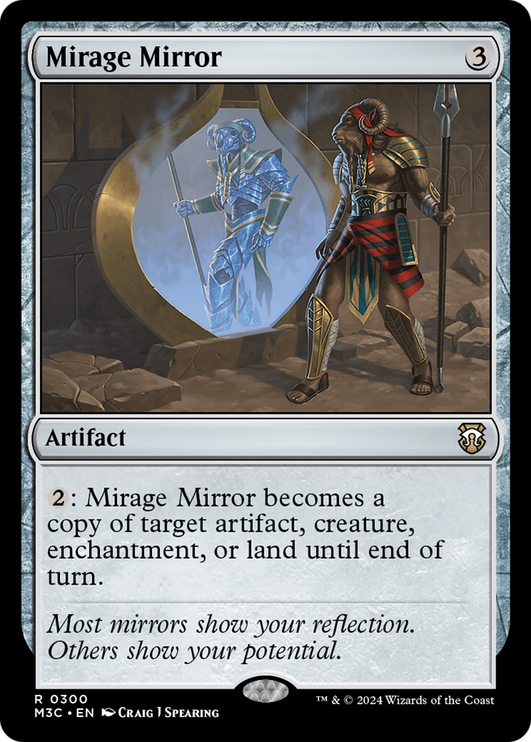 Mirage Mirror (Ripple Foil) [Modern Horizons 3 Commander] | Dragon's Lair Comics and Fantasy Houston TX