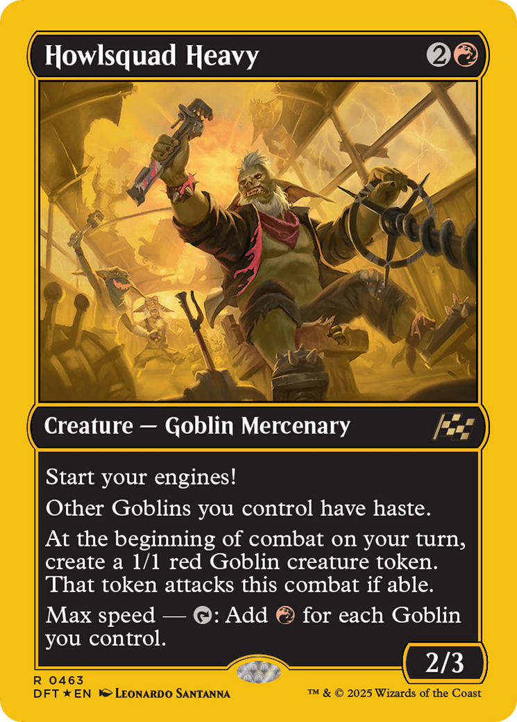 Howlsquad Heavy (First-Place Foil) [Aetherdrift] | Dragon's Lair Comics and Fantasy Houston TX