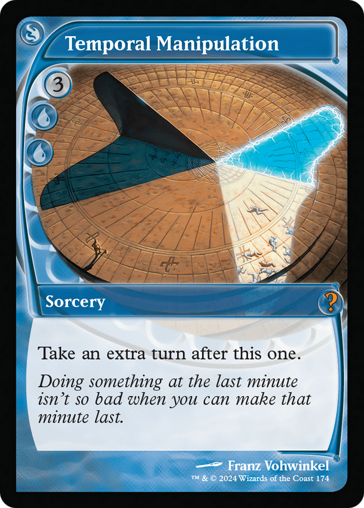Temporal Manipulation (Future Sight) [Mystery Booster 2] | Dragon's Lair Comics and Fantasy Houston TX