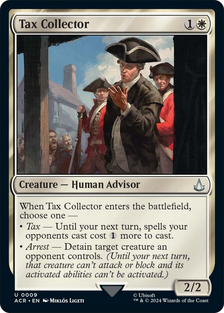 Tax Collector (Foil Etched) [Assassin's Creed] | Dragon's Lair Comics and Fantasy Houston TX