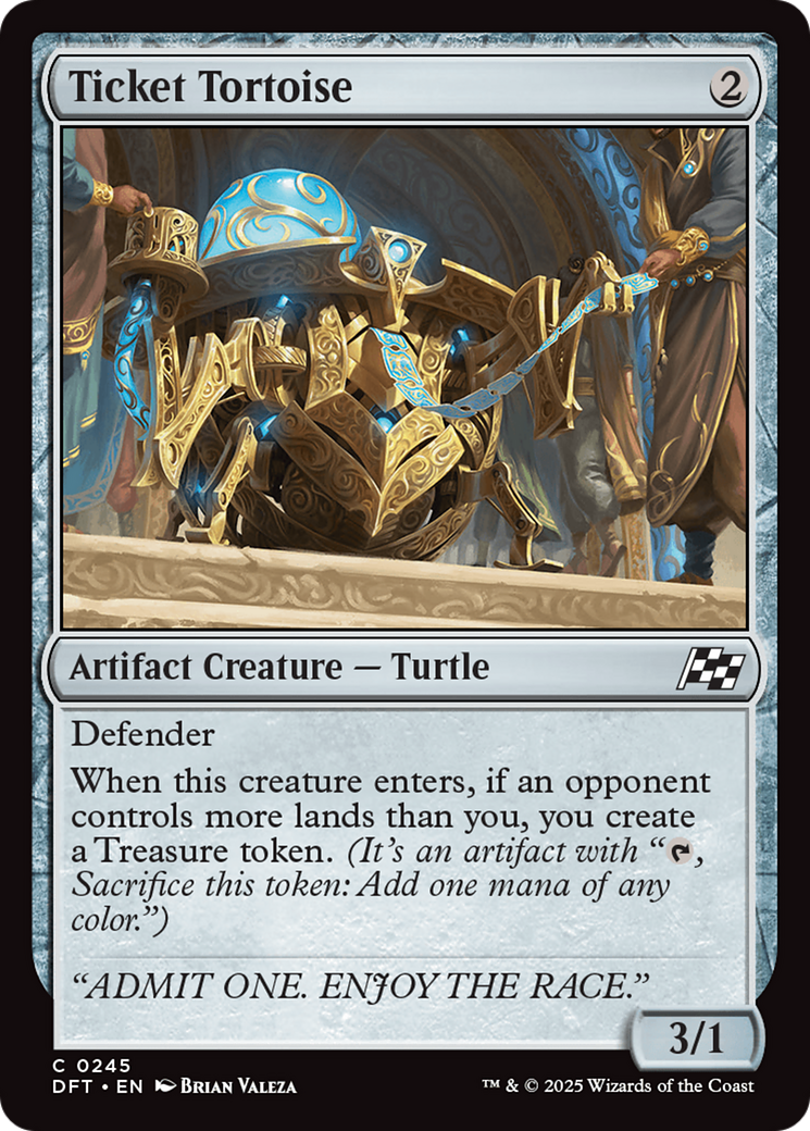Ticket Tortoise [Aetherdrift] | Dragon's Lair Comics and Fantasy Houston TX