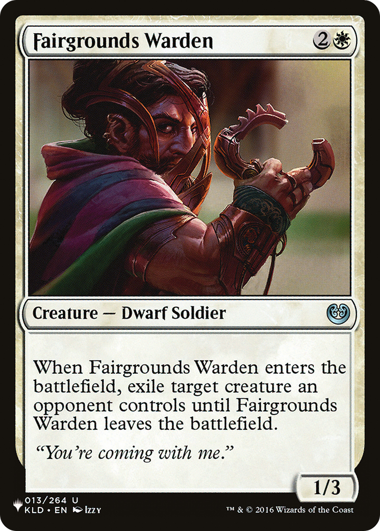 Fairgrounds Warden [The List] | Dragon's Lair Comics and Fantasy Houston TX