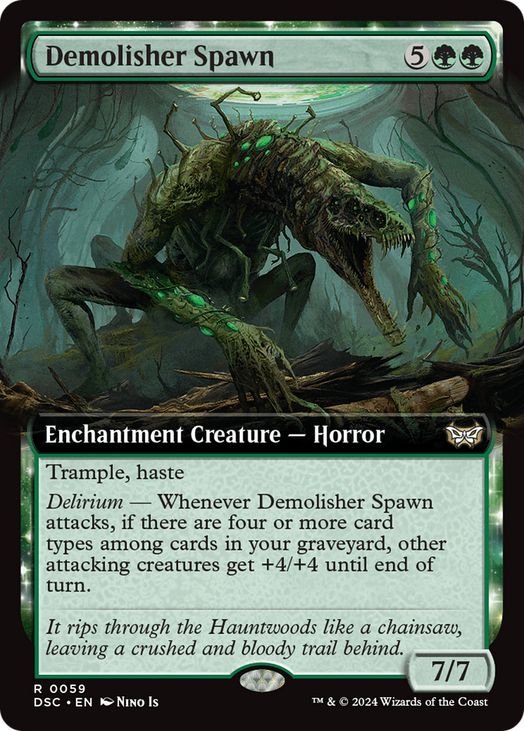 Demolisher Spawn (Extended Art) [Duskmourn: House of Horror Commander] | Dragon's Lair Comics and Fantasy Houston TX