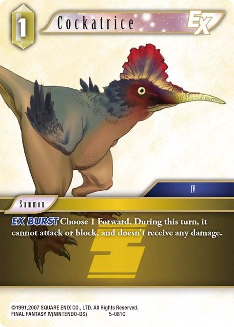 Cockatrice EX [Opus V] | Odin's Place