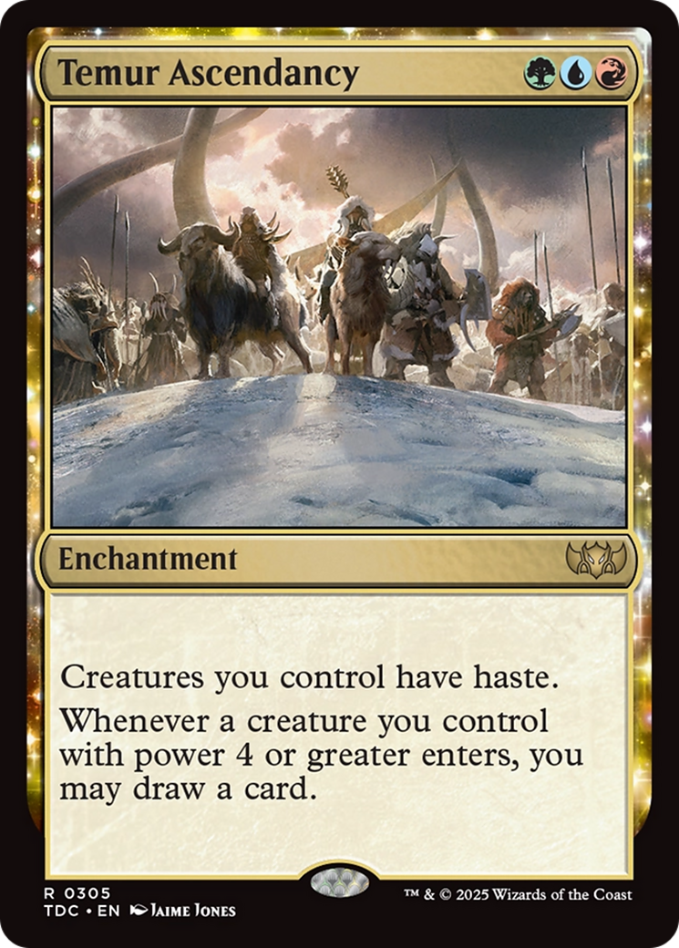 Temur Ascendancy [Tarkir: Dragonstorm Commander] | Dragon's Lair Comics and Fantasy Houston TX