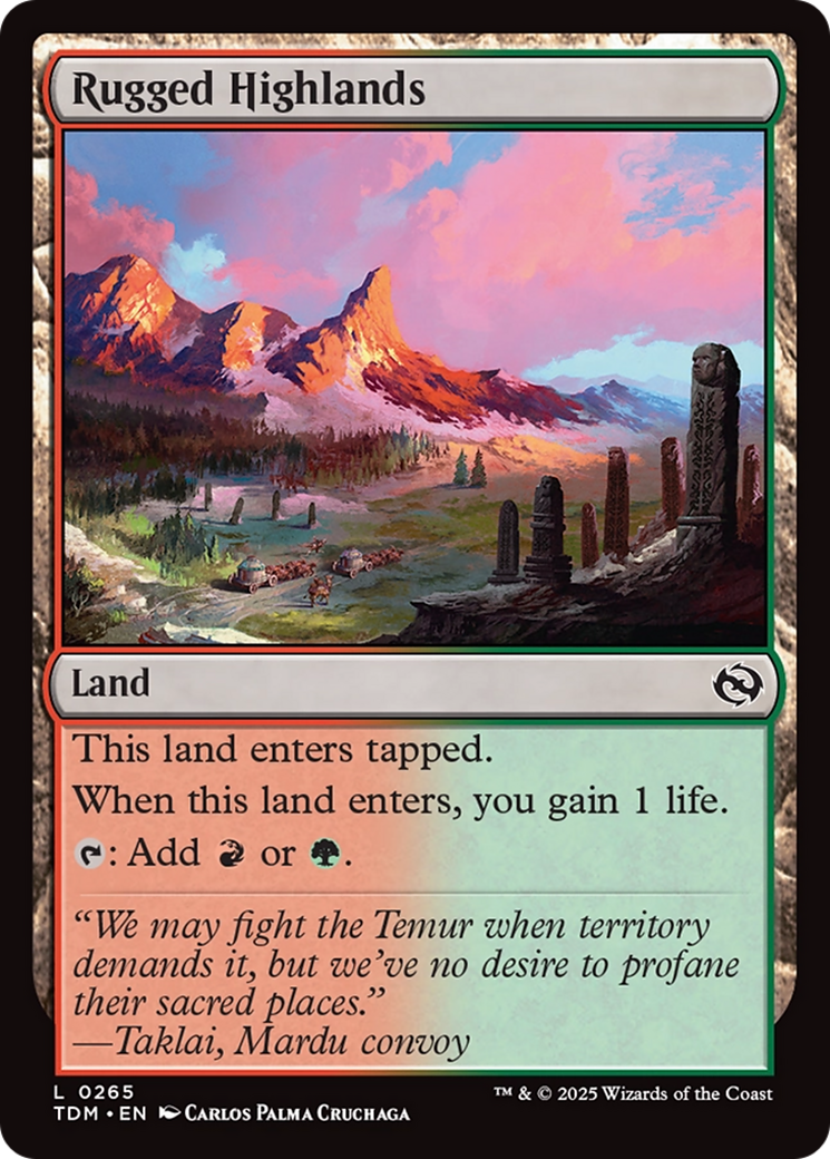 Rugged Highlands [Tarkir: Dragonstorm] | Dragon's Lair Comics and Fantasy Houston TX