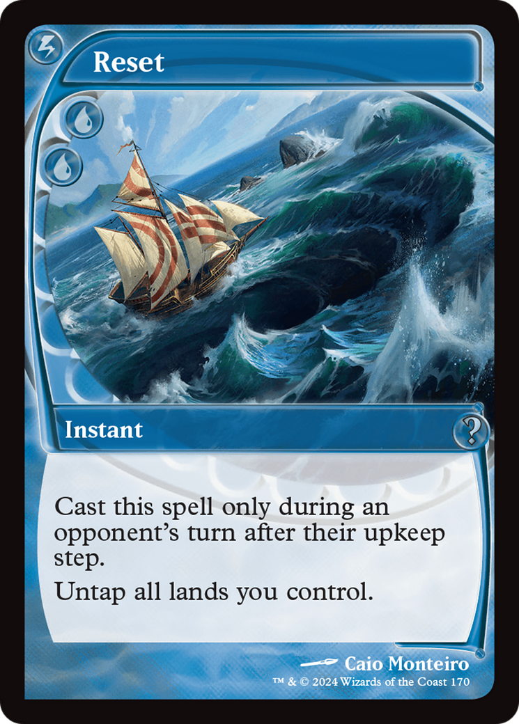 Reset (Future Sight) [Mystery Booster 2] | Dragon's Lair Comics and Fantasy Houston TX