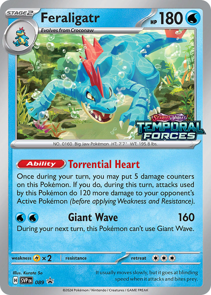 Feraligatr (089) [Scarlet & Violet: Black Star Promos] | Dragon's Lair Comics and Fantasy Houston TX