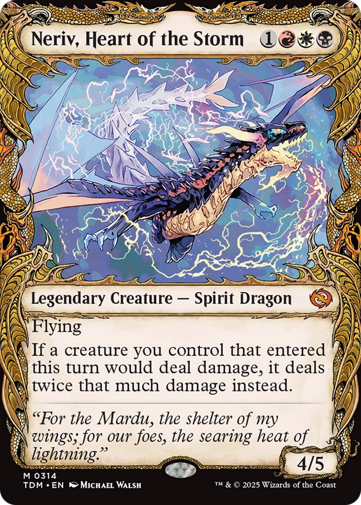 Neriv, Heart of the Storm (Showcase) [Tarkir: Dragonstorm] | Dragon's Lair Comics and Fantasy Houston TX