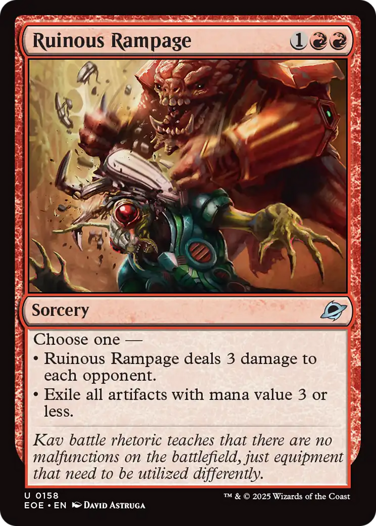 Ruinous Rampage [Edge of Eternities] | Dragon's Lair Comics and Fantasy Houston TX