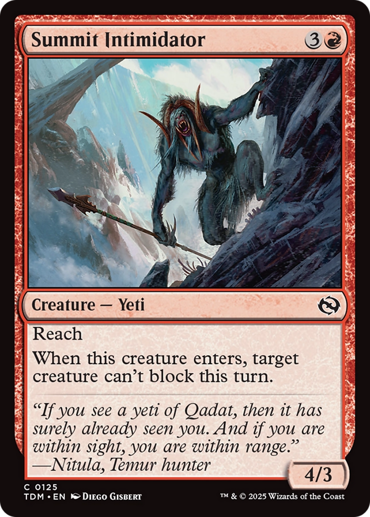 Summit Intimidator [Tarkir: Dragonstorm] | Dragon's Lair Comics and Fantasy Houston TX