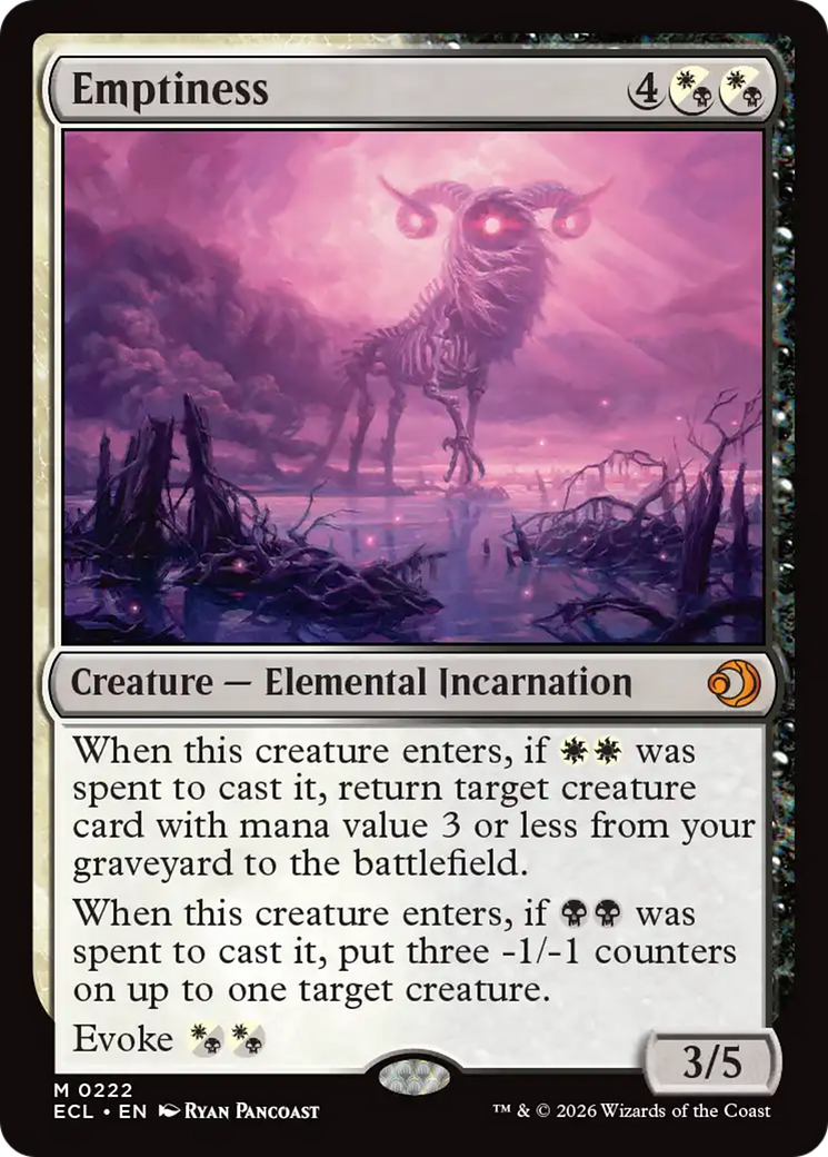 Emptiness [Lorwyn Eclipsed] | Odin's Place