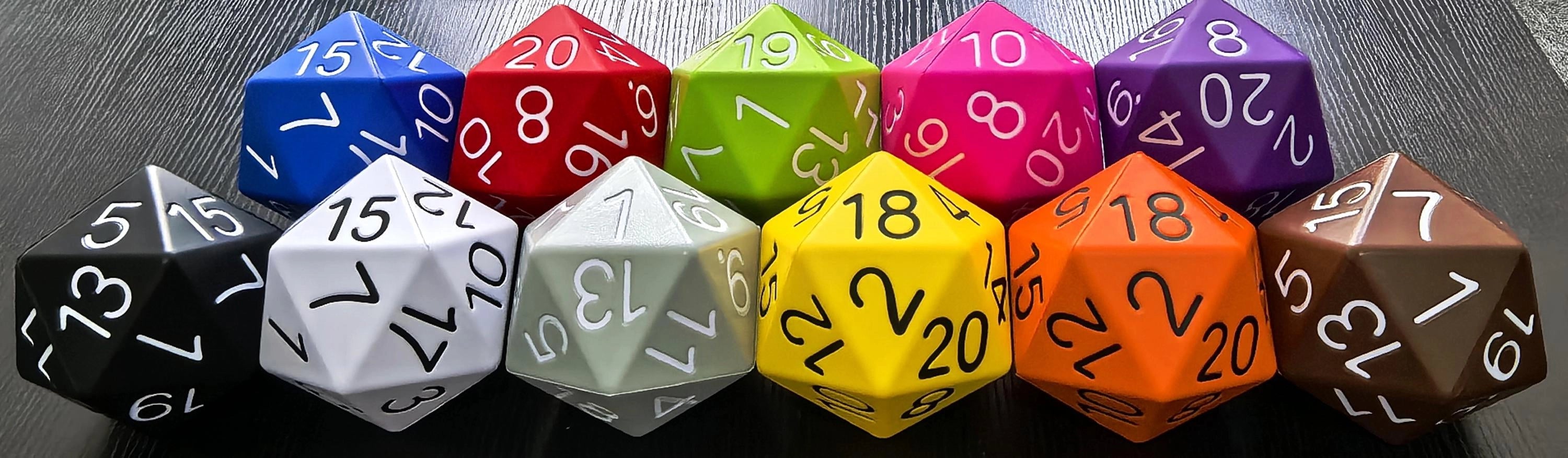 Zucati: World's Best Mini Foam Dice: 4" D20 | Odin's Place