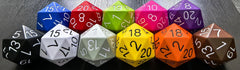 Zucati: World's Best Mini Foam Dice: 4" D20 | Odin's Place