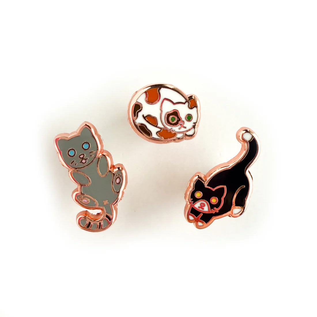 Kitty with a Cupcake - Cats Mini Enamel Pin Pack | Odin's Place