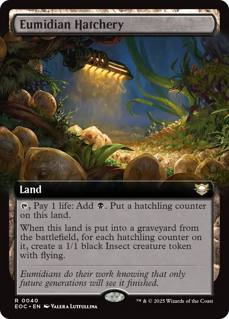 Eumidian Hatchery (Extended Art) [Edge of Eternities Commander] | Dragon's Lair Comics and Fantasy Houston TX