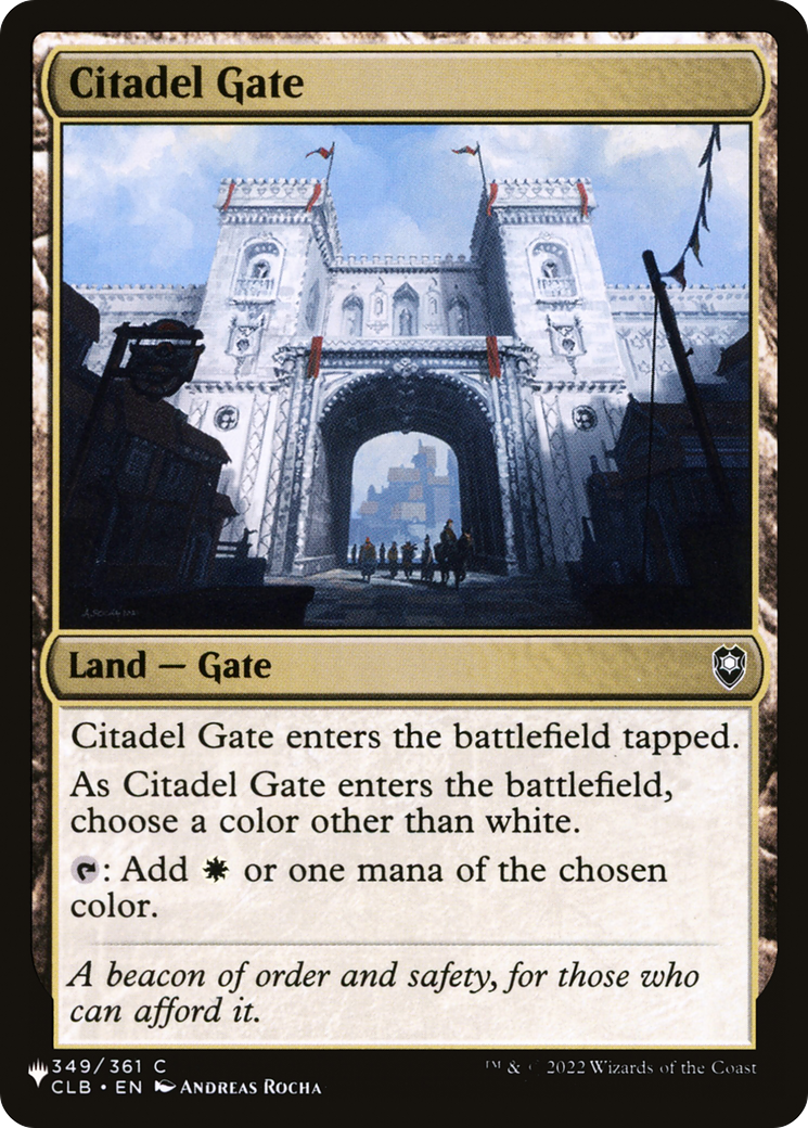 Citadel Gate [The List] | Dragon's Lair Comics and Fantasy Houston TX
