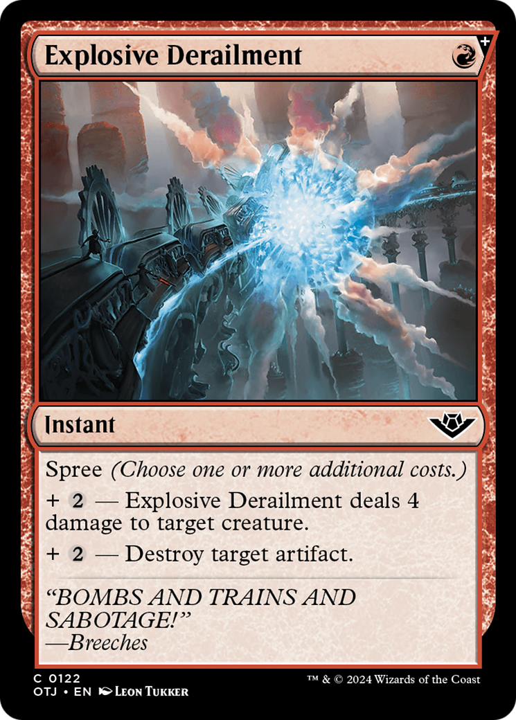 Explosive Derailment [Outlaws of Thunder Junction] | Dragon's Lair Comics and Fantasy Houston TX