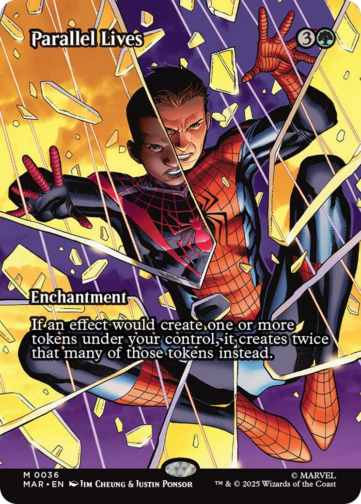 Parallel Lives (Borderless) [Marvel's Spider-Man: Eternal-Legal] | Dragon's Lair Comics and Fantasy Houston TX