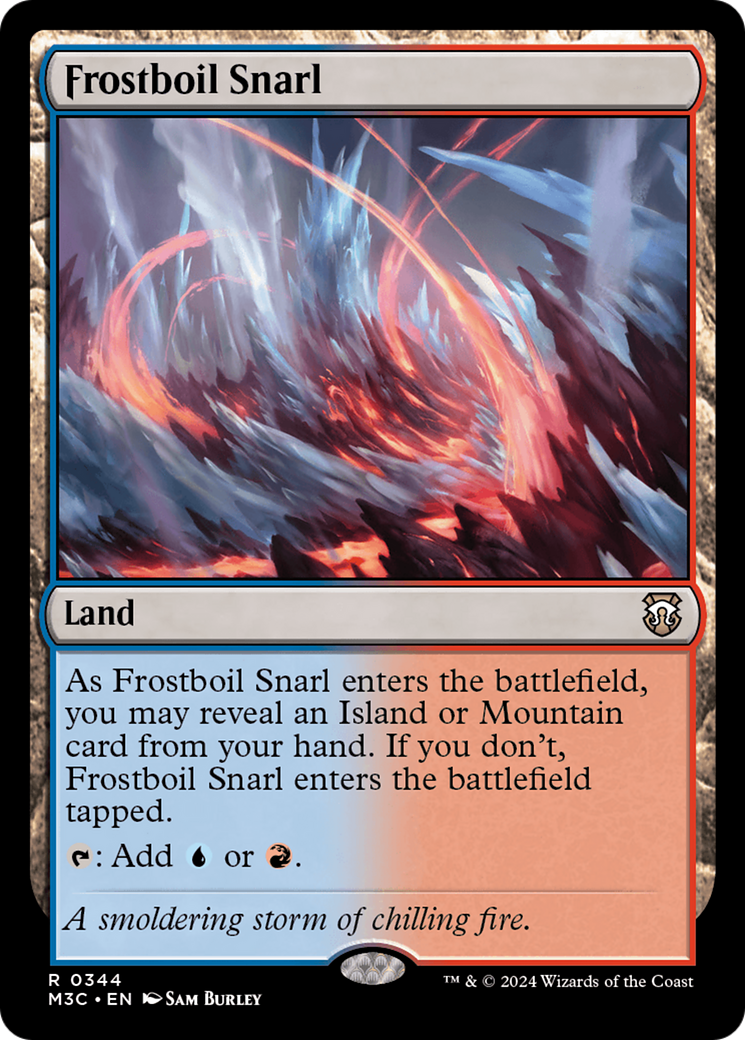 Frostboil Snarl (Ripple Foil) [Modern Horizons 3 Commander] | Dragon's Lair Comics and Fantasy Houston TX