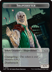 Insect (0011) // Shapeshifter Double-Sided Token [Duskmourn: House of Horror Commander Tokens] | Dragon's Lair Comics and Fantasy Houston TX