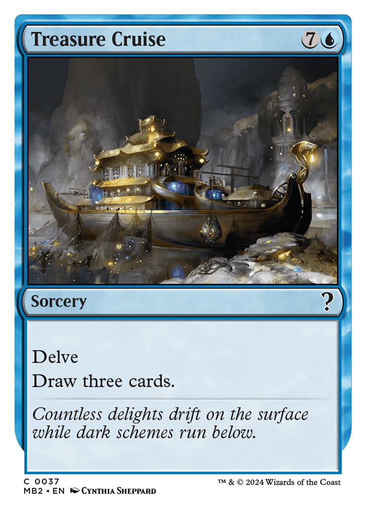 Treasure Cruise (White Border) [Mystery Booster 2] | Dragon's Lair Comics and Fantasy Houston TX