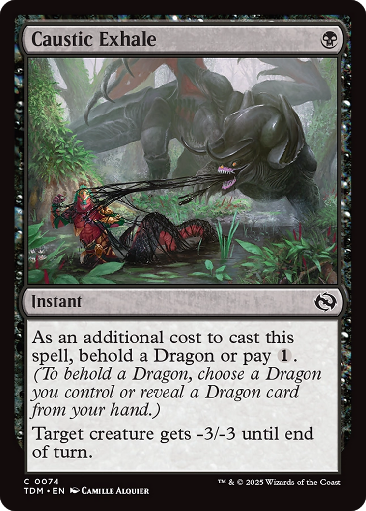 Caustic Exhale [Tarkir: Dragonstorm] | Dragon's Lair Comics and Fantasy Houston TX