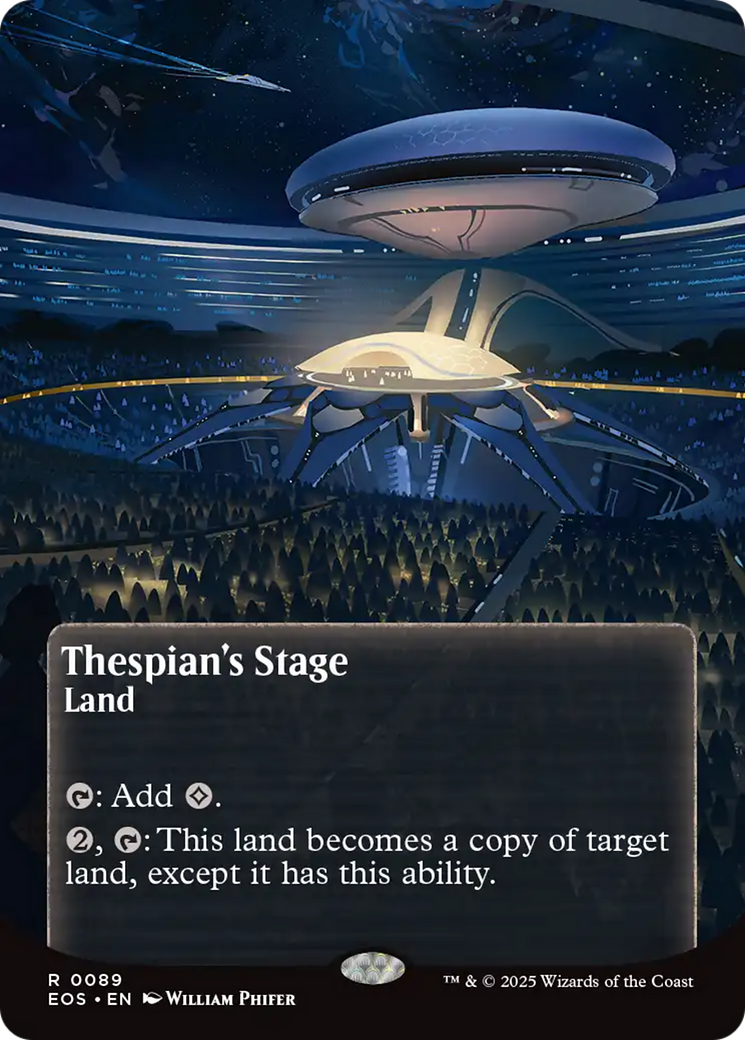 Thespian's Stage (0089) (Borderless) [Edge of Eternities: Stellar Sights] | Odin's Place