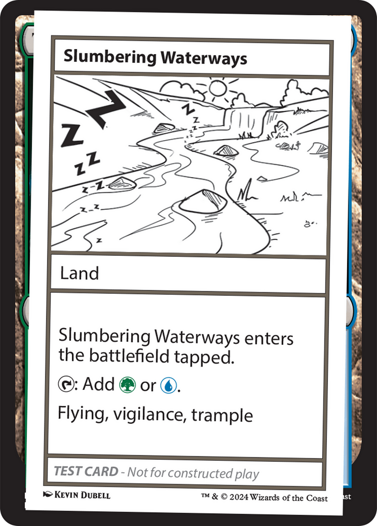 Slumbering Waterways [Mystery Booster 2 Playtest Cards] | Dragon's Lair Comics and Fantasy Houston TX
