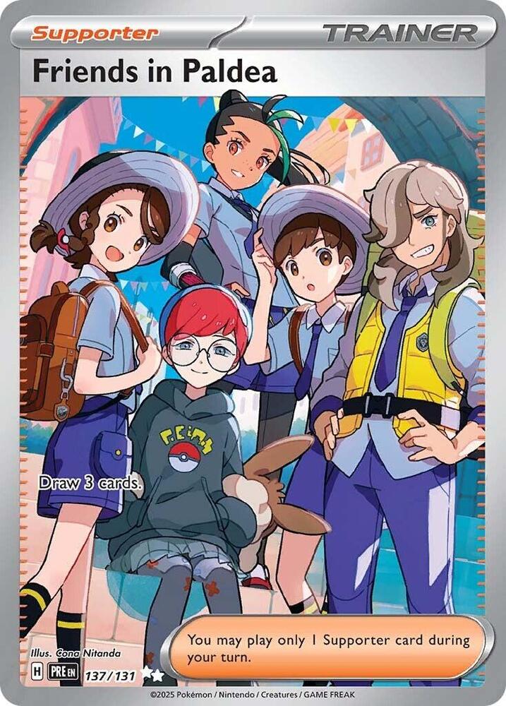 Friends in Paldea (137/131) [Scarlet & Violet: Prismatic Evolutions] | Dragon's Lair Comics and Fantasy Houston TX