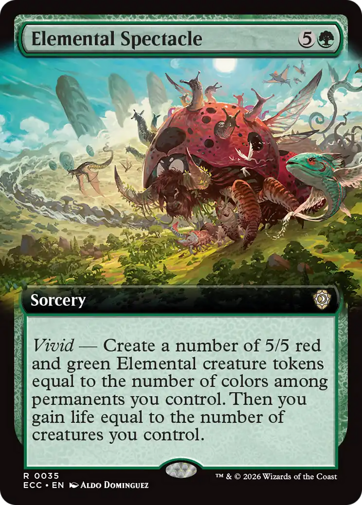 Elemental Spectacle (Extended Art) [Lorwyn Eclipsed Commander] | Odin's Place