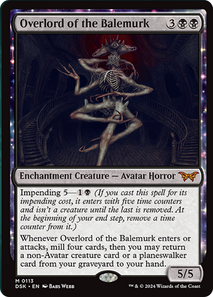 Overlord of the Balemurk [Duskmourn: House of Horror] | Dragon's Lair Comics and Fantasy Houston TX