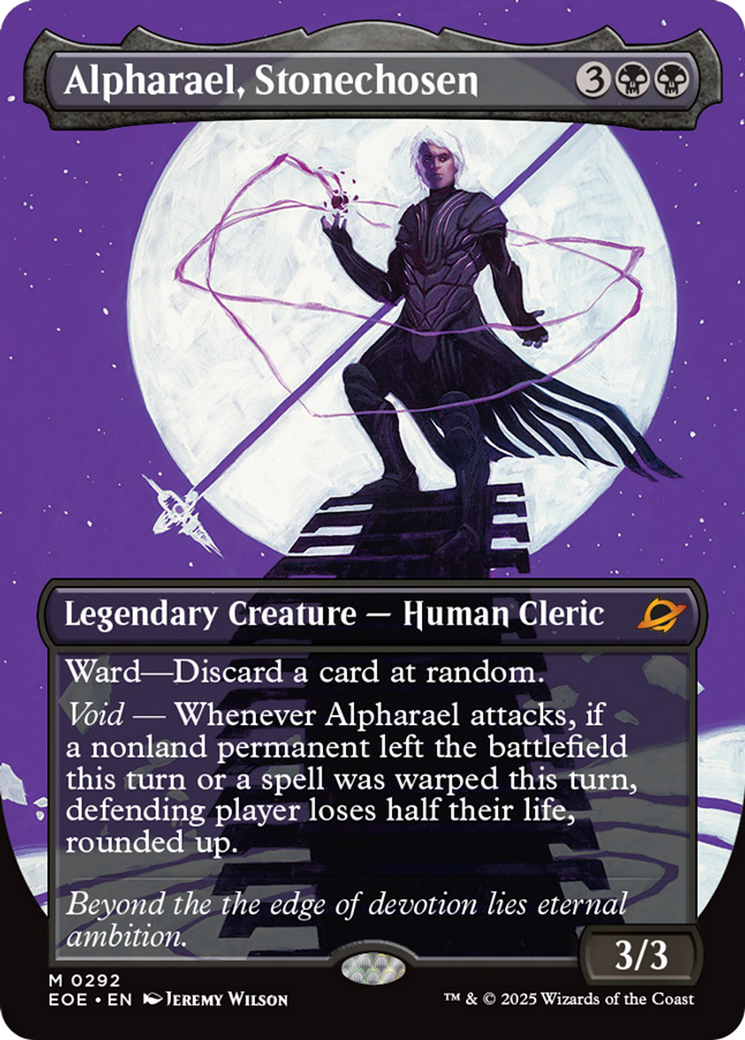 Alpharael, Stonechosen (Borderless) [Edge of Eternities] | Dragon's Lair Comics and Fantasy Houston TX