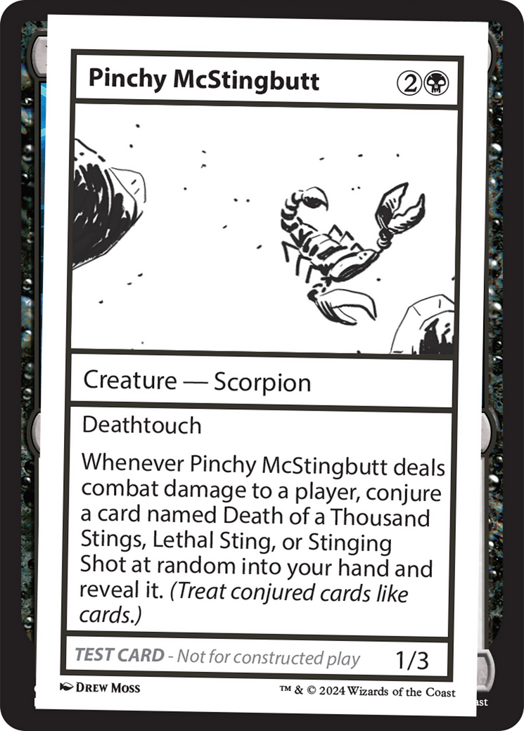 Pinchy McStingbutt [Mystery Booster 2 Playtest Cards] | Dragon's Lair Comics and Fantasy Houston TX