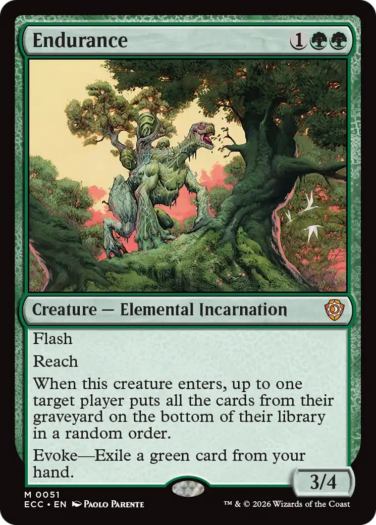 Endurance [Lorwyn Eclipsed Commander] | Odin's Place