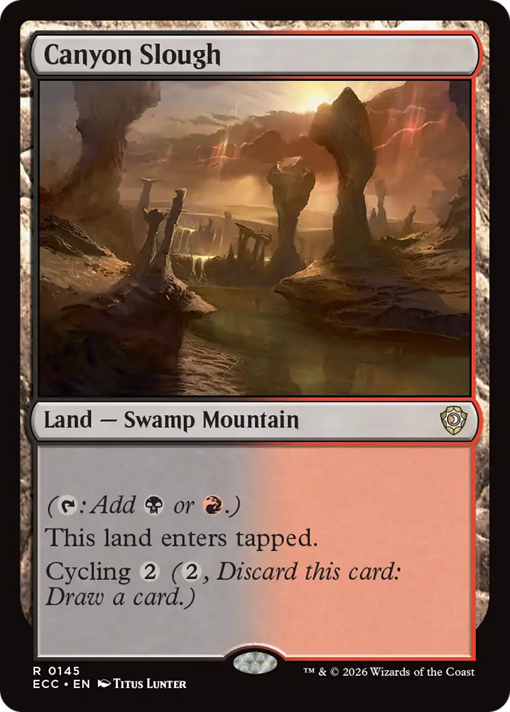 Canyon Slough [Lorwyn Eclipsed Commander] | Odin's Place